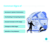 common signs of cryptojacking attacks