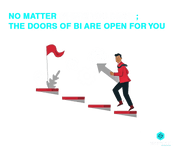 no matter where you begin; the doors of bi are open for you