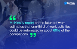 Illustration of automation tools optimizing productivity in a workplace setting